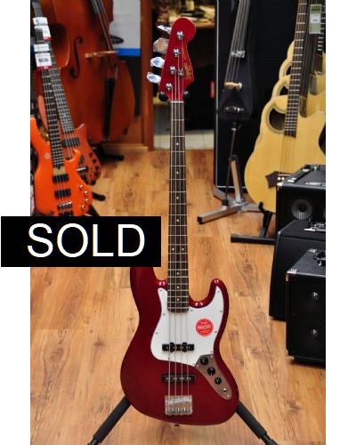 Squier Contemporary Jazz Bass Metallic Red